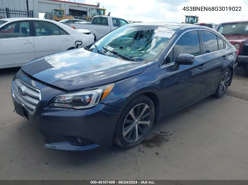 2016 Subaru Legacy 3.6R Limited VIN: 4S3BNEN68G3019022 Lot: 40187409