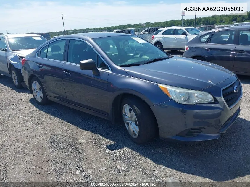 2016 Subaru Legacy 2.5I VIN: 4S3BNAA62G3055030 Lot: 40248606