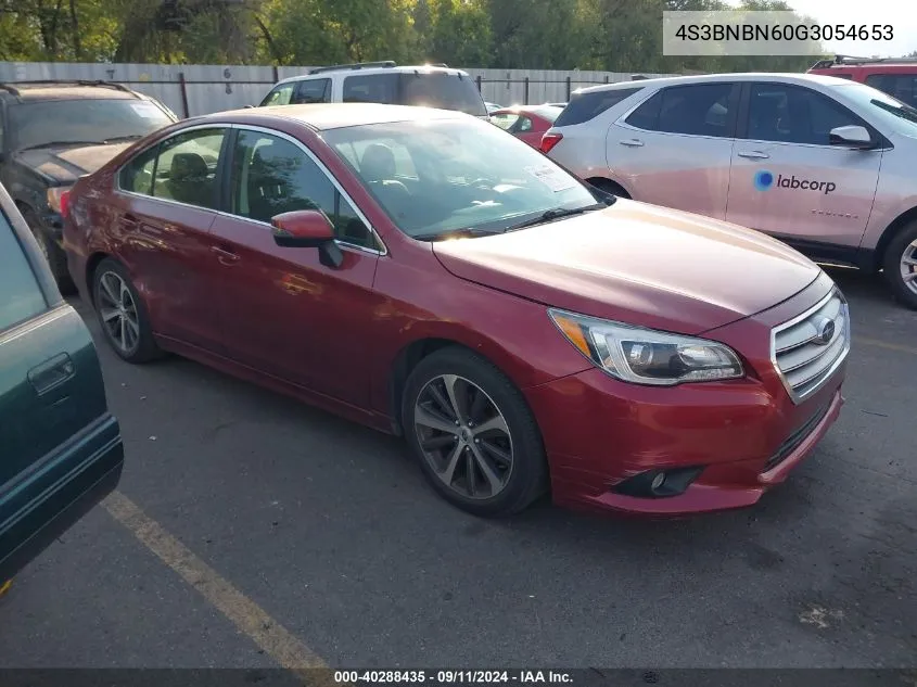 2016 Subaru Legacy 2.5I Limited VIN: 4S3BNBN60G3054653 Lot: 40288435