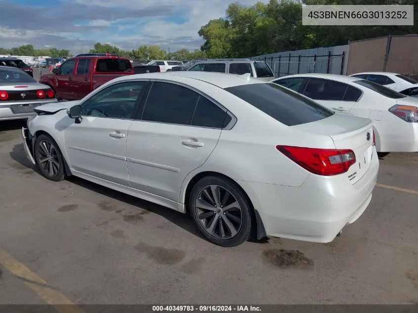 4S3BNEN66G3013252 2016 Subaru Legacy 3.6R Limited