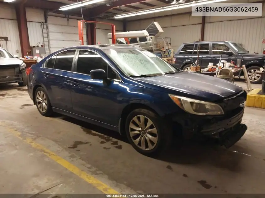 4S3BNAD66G3062459 2016 Subaru Legacy 2.5I Premium