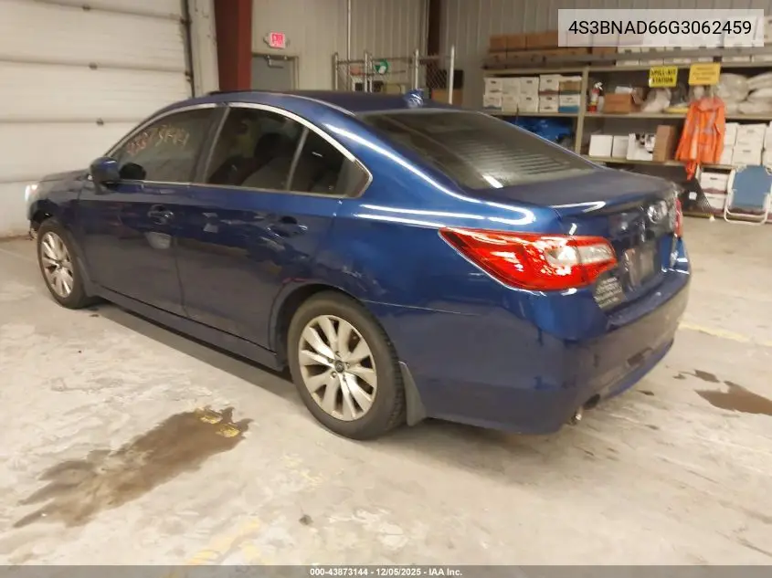 4S3BNAD66G3062459 2016 Subaru Legacy 2.5I Premium
