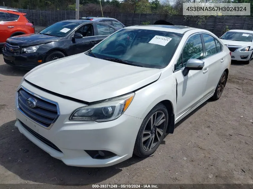 2017 Subaru Legacy 2.5I Sport VIN: 4S3BNAS67H3024324 Lot: 39371249