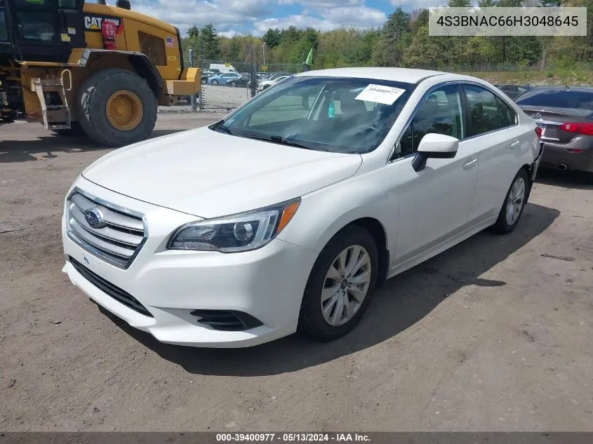 4S3BNAC66H3048645 2017 Subaru Legacy 2.5I Premium