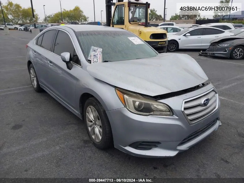 2017 Subaru Legacy 2.5I Premium VIN: 4S3BNAC69H3007961 Lot: 39447713