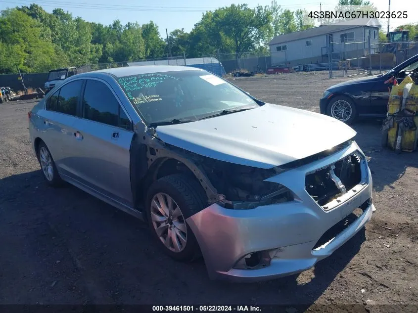 2017 Subaru Legacy 2.5I Premium VIN: 4S3BNAC67H3023625 Lot: 39461501