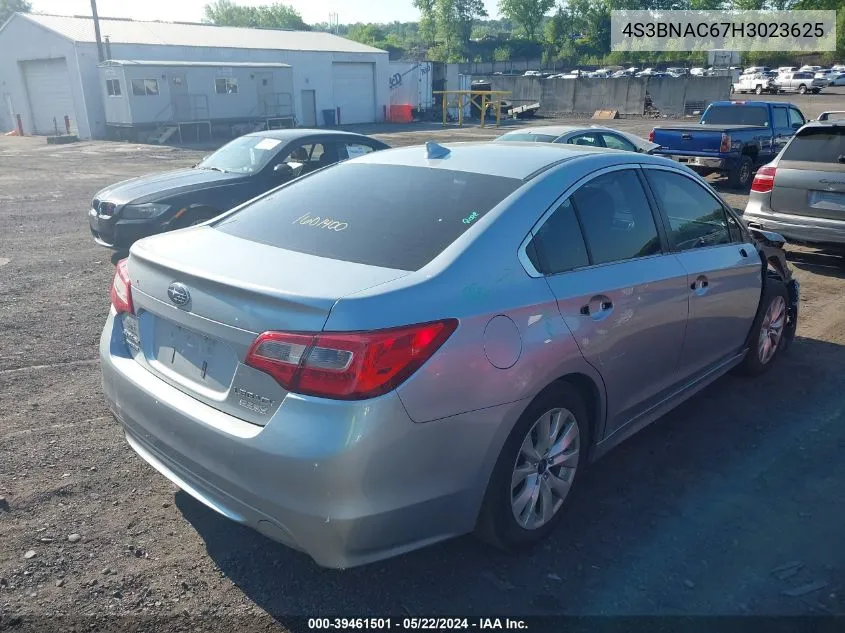 2017 Subaru Legacy 2.5I Premium VIN: 4S3BNAC67H3023625 Lot: 39461501