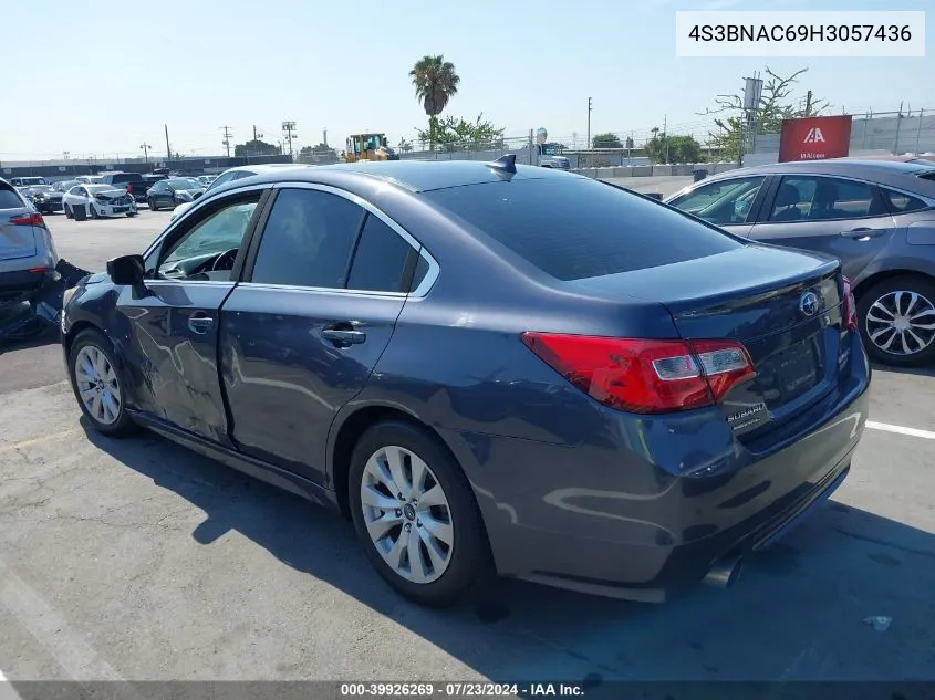 2017 Subaru Legacy 2.5I Premium VIN: 4S3BNAC69H3057436 Lot: 39926269