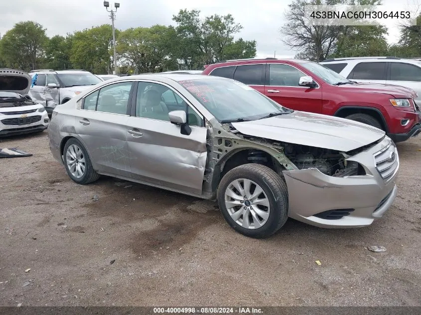 2017 Subaru Legacy 2.5I Premium VIN: 4S3BNAC60H3064453 Lot: 40004998