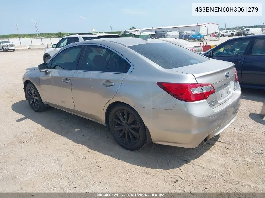 4S3BNEN60H3061279 2017 Subaru Legacy 3.6R Limited