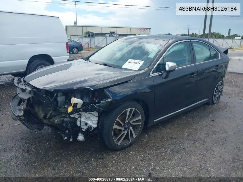 2017 Subaru Legacy 2.5I Sport VIN: 4S3BNAR68H3026184 Lot: 40028878