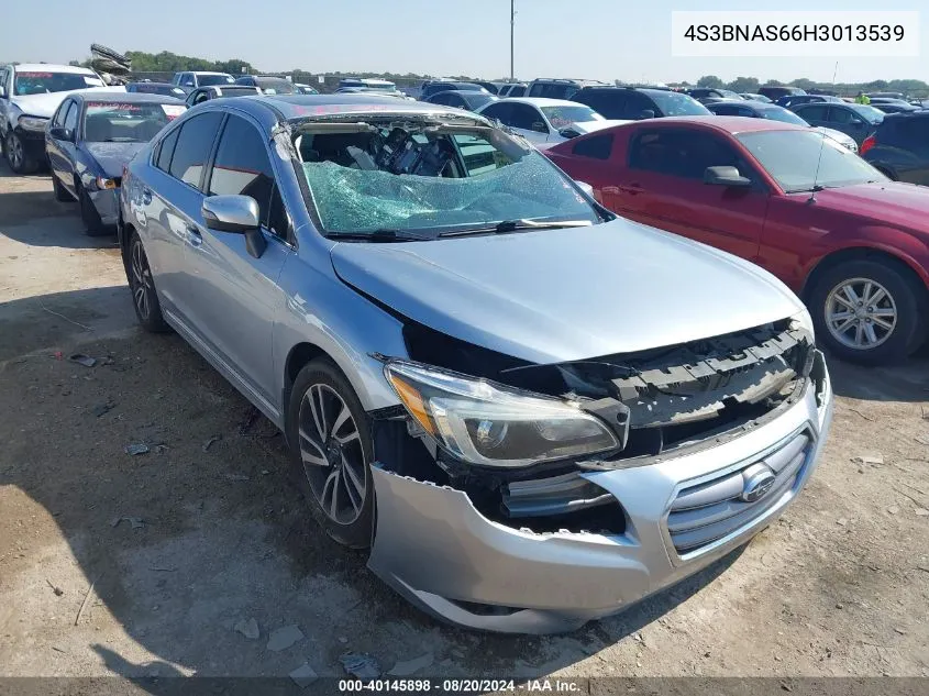 2017 Subaru Legacy Sport VIN: 4S3BNAS66H3013539 Lot: 40145898