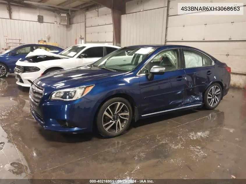 2017 Subaru Legacy 2.5I Sport VIN: 4S3BNAR6XH3068663 Lot: 40216951