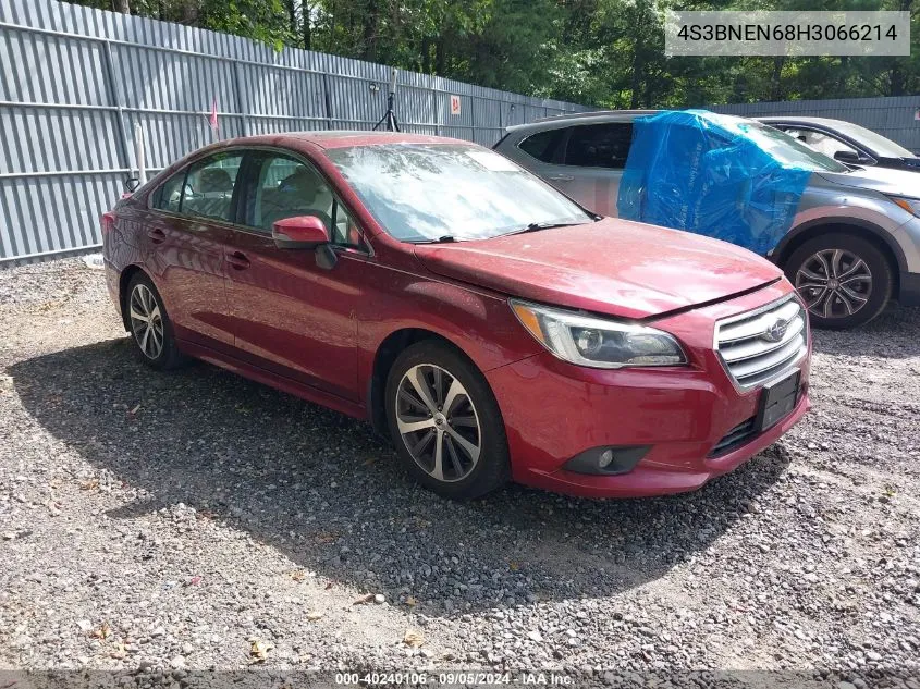 2017 Subaru Legacy 3.6R Limited VIN: 4S3BNEN68H3066214 Lot: 40240106