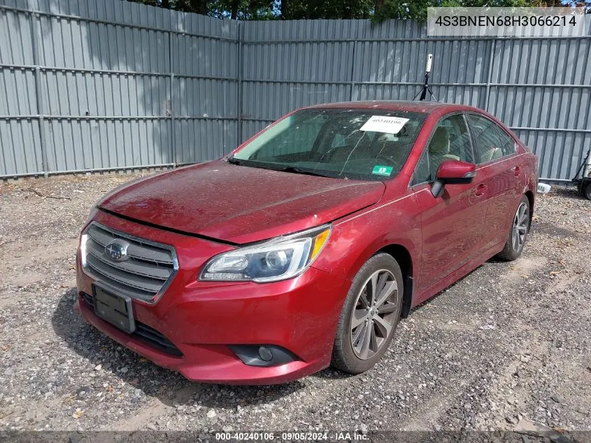 2017 Subaru Legacy 3.6R Limited VIN: 4S3BNEN68H3066214 Lot: 40240106