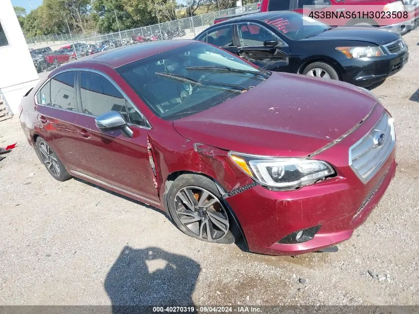 2017 Subaru Legacy 2.5I Sport VIN: 4S3BNAS61H3023508 Lot: 40270319