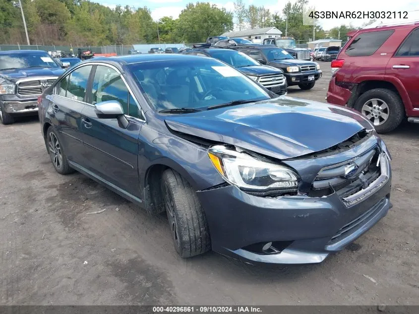 2017 Subaru Legacy Sport VIN: 4S3BNAR62H3032112 Lot: 40296861