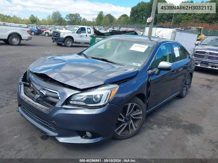 2017 Subaru Legacy Sport VIN: 4S3BNAR62H3032112 Lot: 40296861