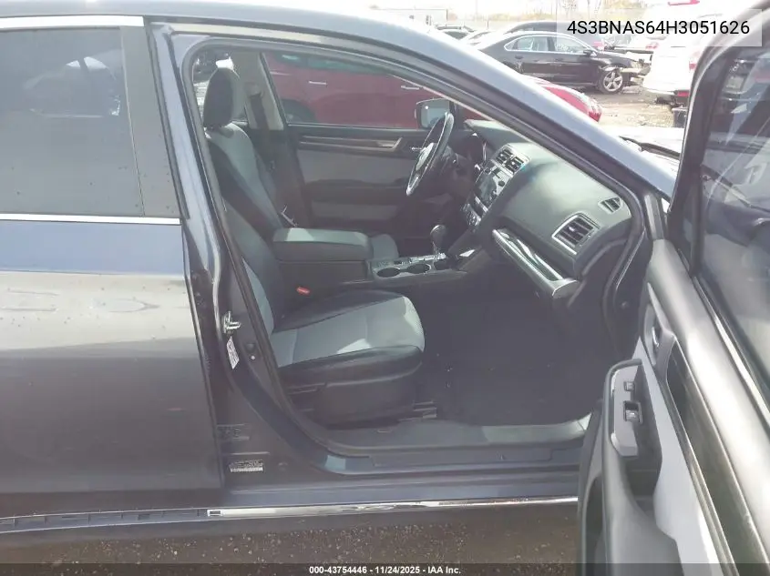 4S3BNAS64H3051626 2017 Subaru Legacy 2.5I Sport