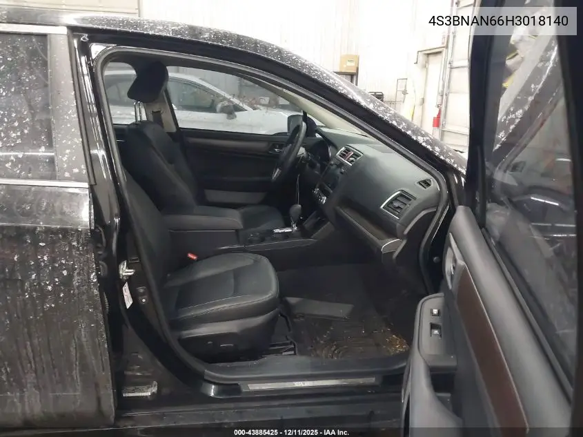 4S3BNAN66H3018140 2017 Subaru Legacy 2.5I Limited