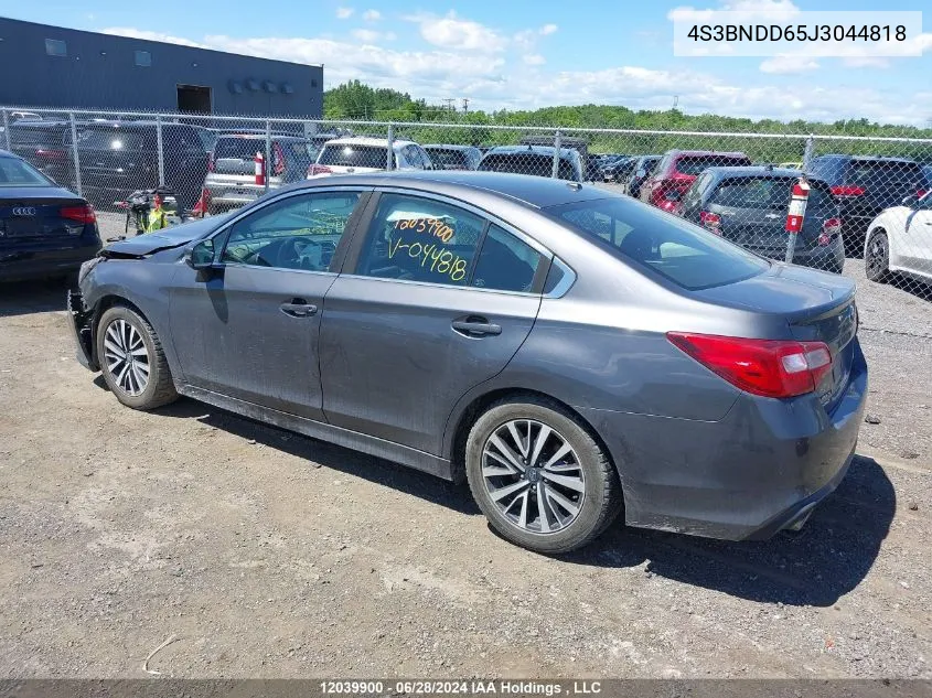 2018 Subaru Legacy 2.5I Premium VIN: 4S3BNDD65J3044818 Lot: 12039900