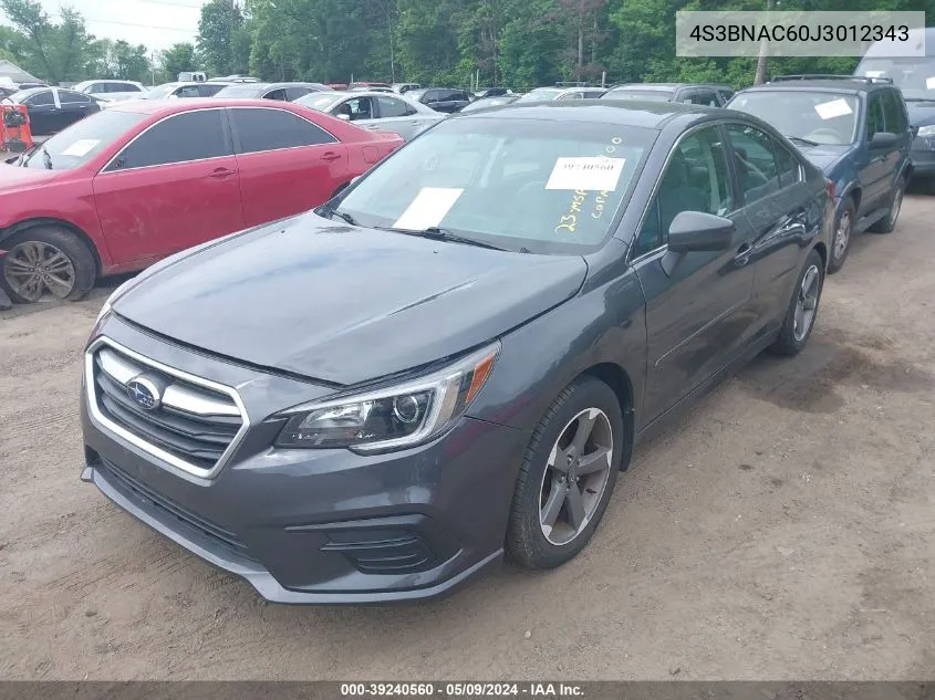 4S3BNAC60J3012343 2018 Subaru Legacy 2.5I Premium