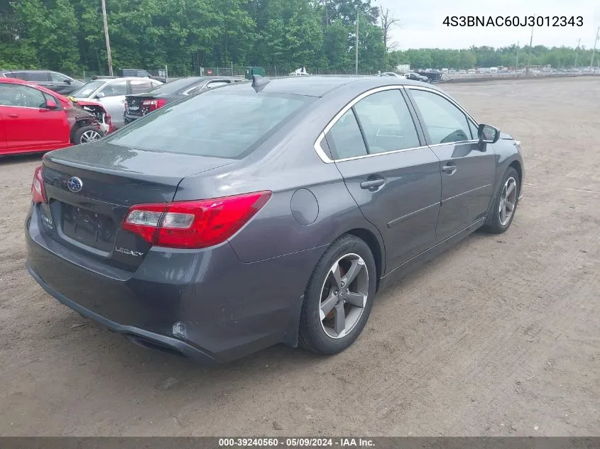 2018 Subaru Legacy 2.5I Premium VIN: 4S3BNAC60J3012343 Lot: 39240560