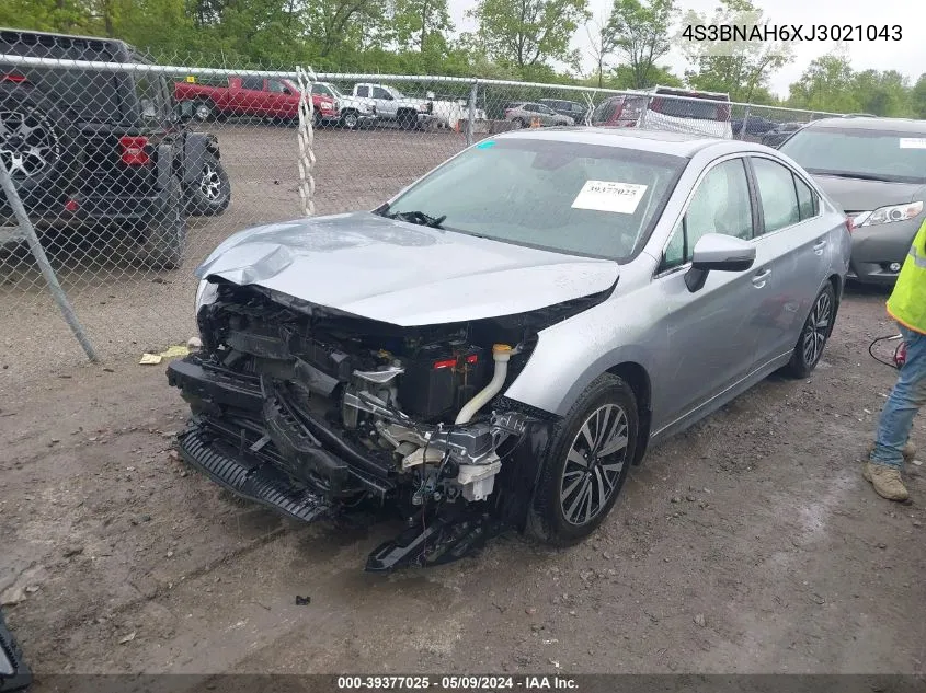 2018 Subaru Legacy 2.5I Premium VIN: 4S3BNAH6XJ3021043 Lot: 39377025