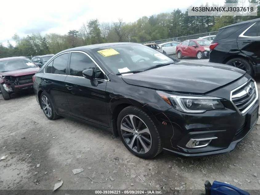 2018 Subaru Legacy 2.5I Limited VIN: 4S3BNAN6XJ3037618 Lot: 39396221