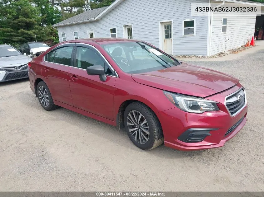 2018 Subaru Legacy 2.5I VIN: 4S3BNAB62J3032336 Lot: 39411547