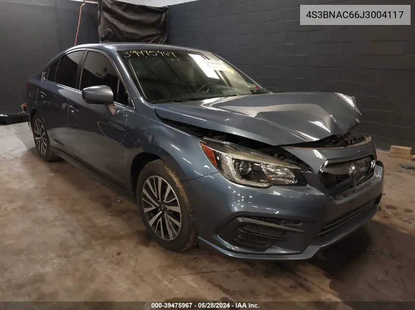 2018 Subaru Legacy 2.5I Premium VIN: 4S3BNAC66J3004117 Lot: 39475967