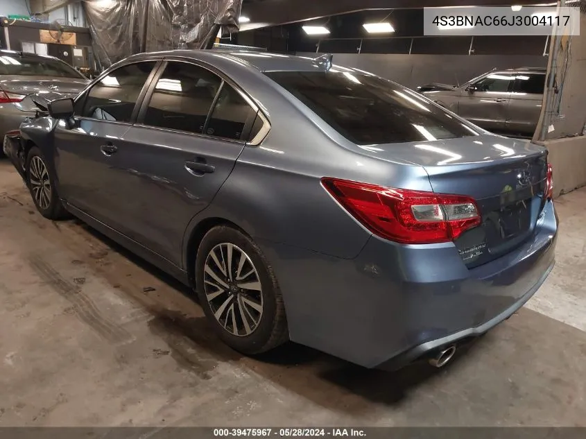 4S3BNAC66J3004117 2018 Subaru Legacy 2.5I Premium