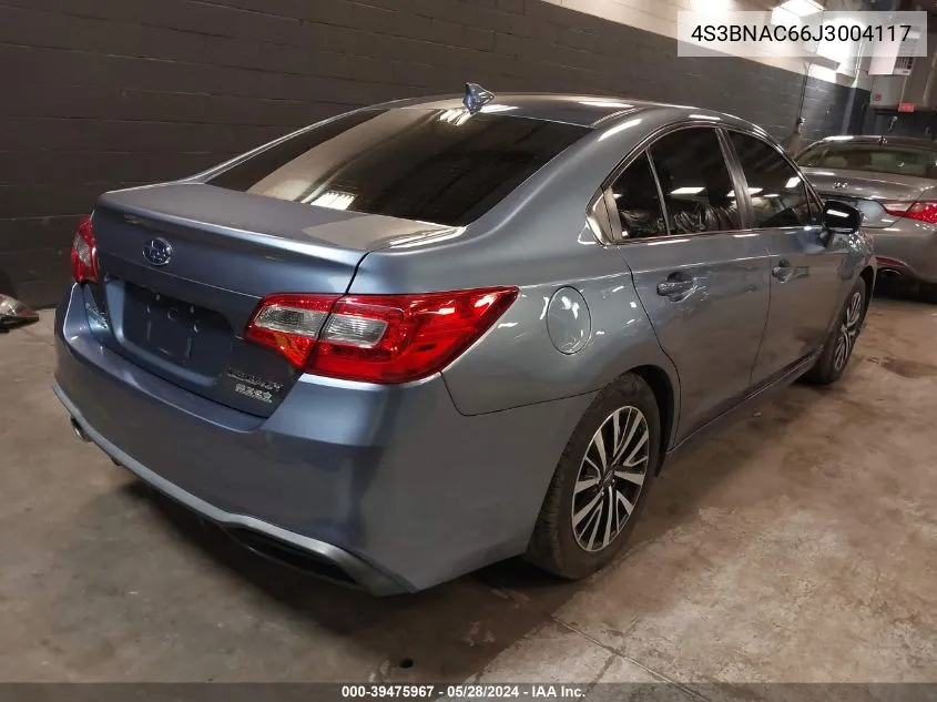 2018 Subaru Legacy 2.5I Premium VIN: 4S3BNAC66J3004117 Lot: 39475967