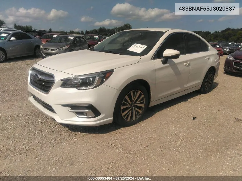 4S3BNAF65J3020837 2018 Subaru Legacy 2.5I Premium