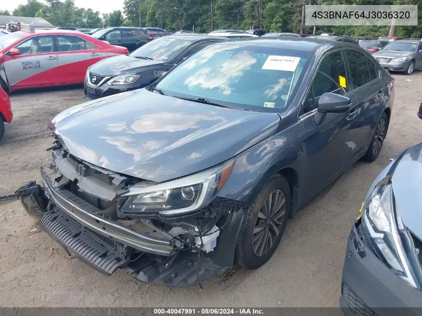 2018 Subaru Legacy 2.5I Premium VIN: 4S3BNAF64J3036320 Lot: 40047991