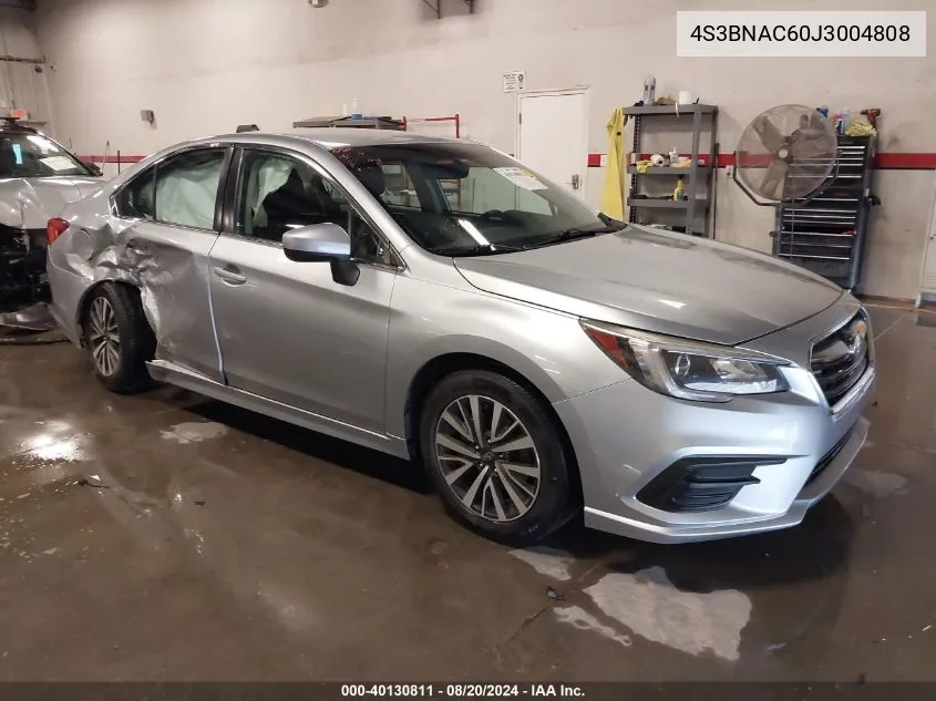 2018 Subaru Legacy 2.5I Premium VIN: 4S3BNAC60J3004808 Lot: 40130811