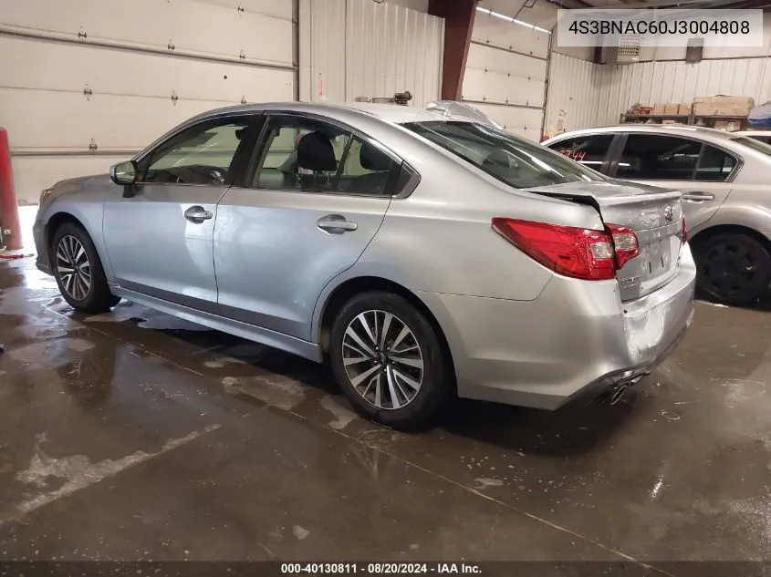 2018 Subaru Legacy 2.5I Premium VIN: 4S3BNAC60J3004808 Lot: 40130811