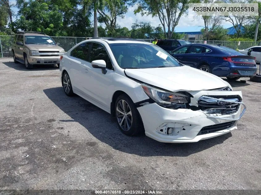 2018 Subaru Legacy 2.5I Limited VIN: 4S3BNAN67J3035518 Lot: 40176518