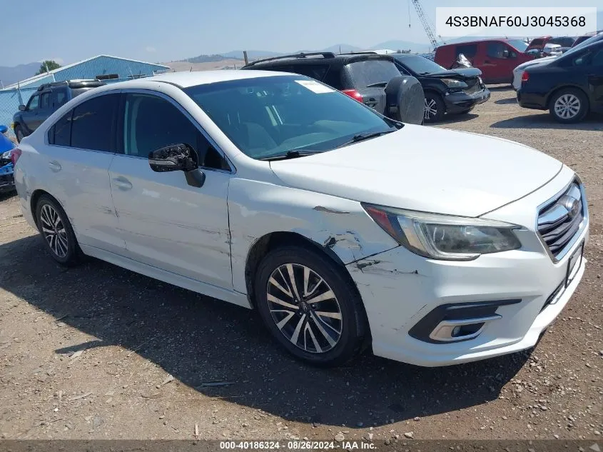 2018 Subaru Legacy 2.5I Premium VIN: 4S3BNAF60J3045368 Lot: 40186324