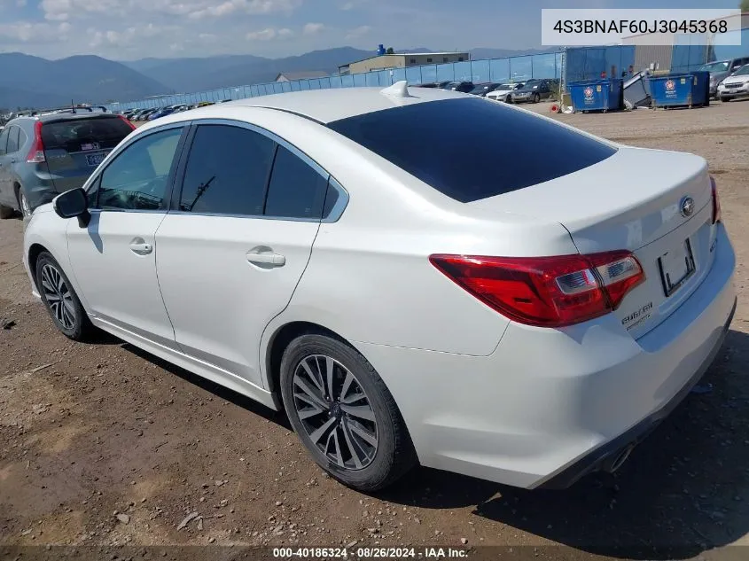 2018 Subaru Legacy 2.5I Premium VIN: 4S3BNAF60J3045368 Lot: 40186324