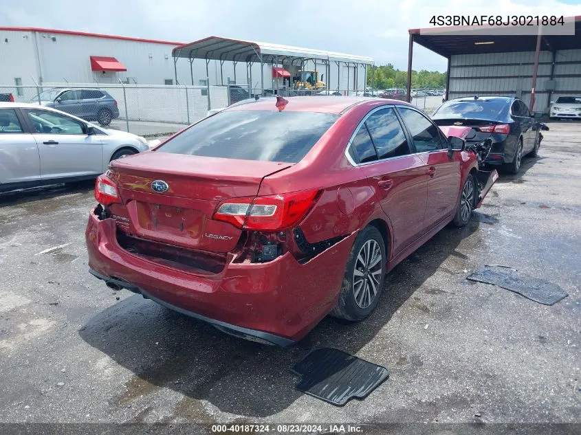 2018 Subaru Legacy 2.5I Premium VIN: 4S3BNAF68J3021884 Lot: 40187324