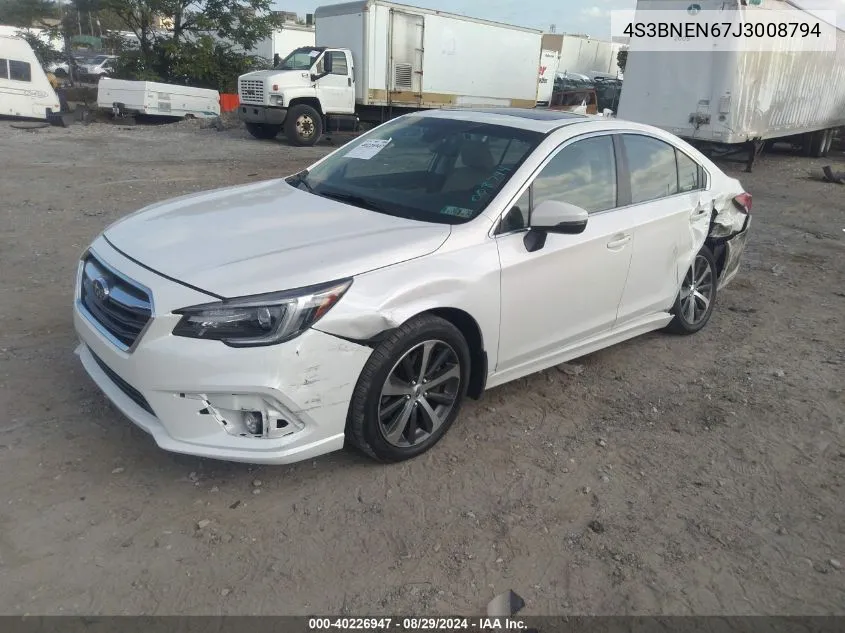 4S3BNEN67J3008794 2018 Subaru Legacy 3.6R Limited