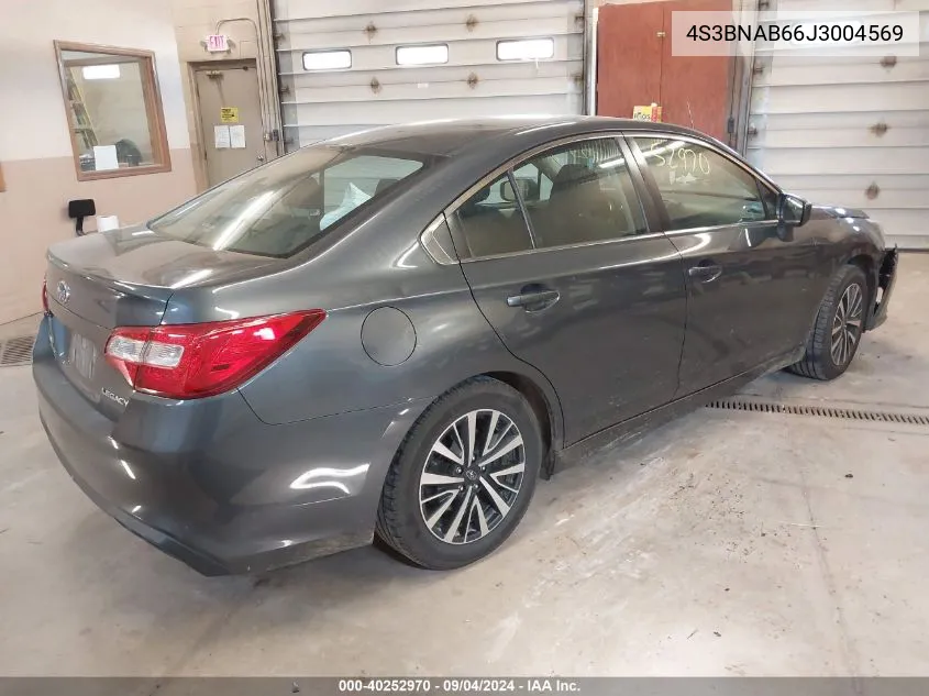 2018 Subaru Legacy 2.5I VIN: 4S3BNAB66J3004569 Lot: 40252970