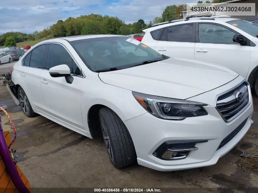 4S3BNAN62J3024068 2018 Subaru Legacy 2.5I Limited