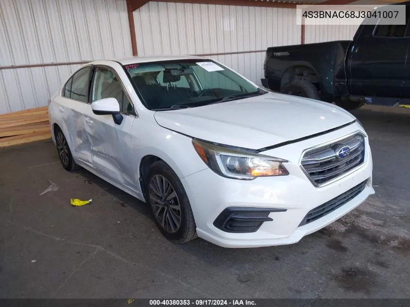 2018 Subaru Legacy Premium VIN: 4S3BNAC68J3041007 Lot: 40380353