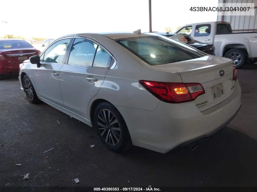 4S3BNAC68J3041007 2018 Subaru Legacy Premium