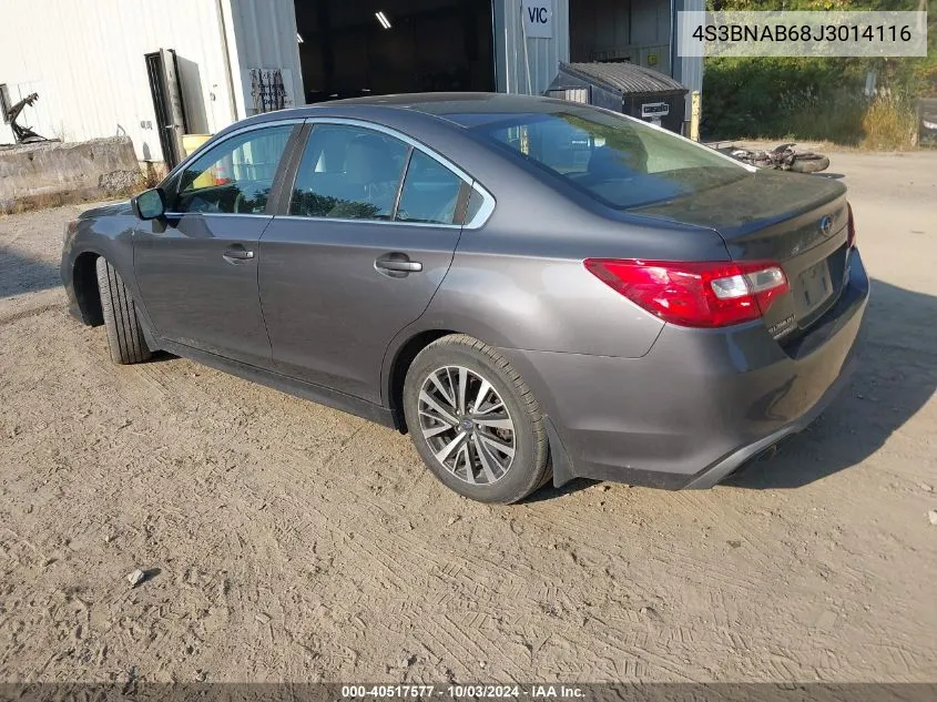 4S3BNAB68J3014116 2018 Subaru Legacy 2.5I