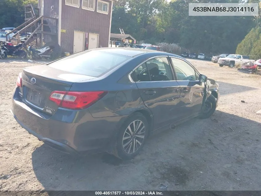 4S3BNAB68J3014116 2018 Subaru Legacy 2.5I