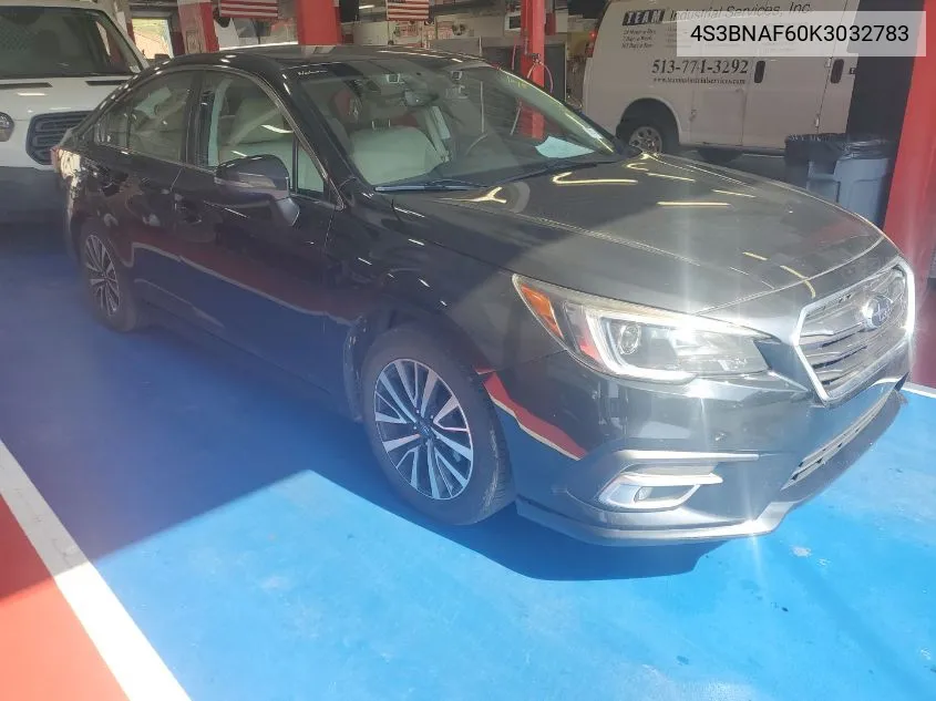 4S3BNAF60K3032783 2019 Subaru Legacy 2.5I Premium