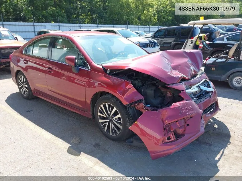 4S3BNAF66K3010979 2019 Subaru Legacy 2.5I Premium